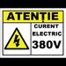 Placuta pentru curent electric 380V